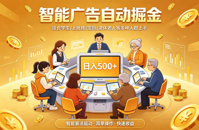 2026年最好做的项目：自动掘金项目，小白轻易上手，单日轻松收入500+【揭秘】-时光云网创