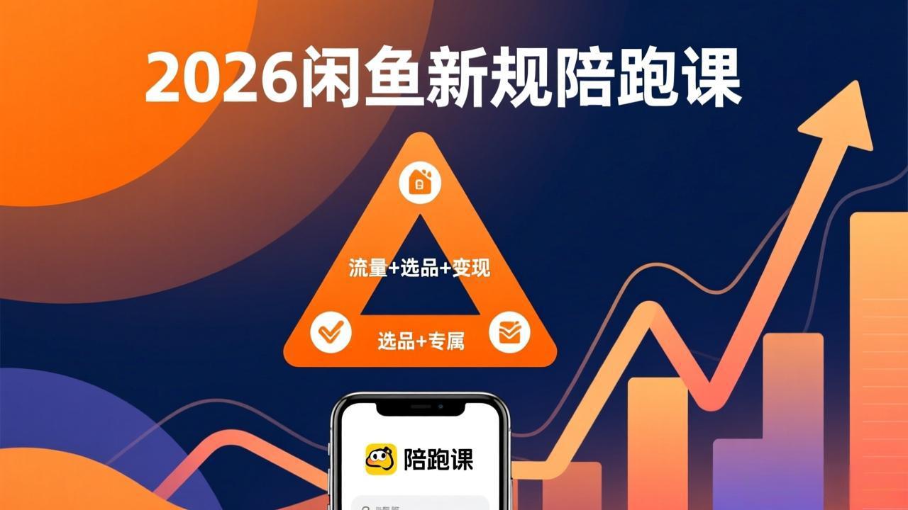 2026闲鱼高阶陪跑课全新上线，带你吃透新规玩转选品流量，从零搭建稳定变现盈利体系-时光云网创