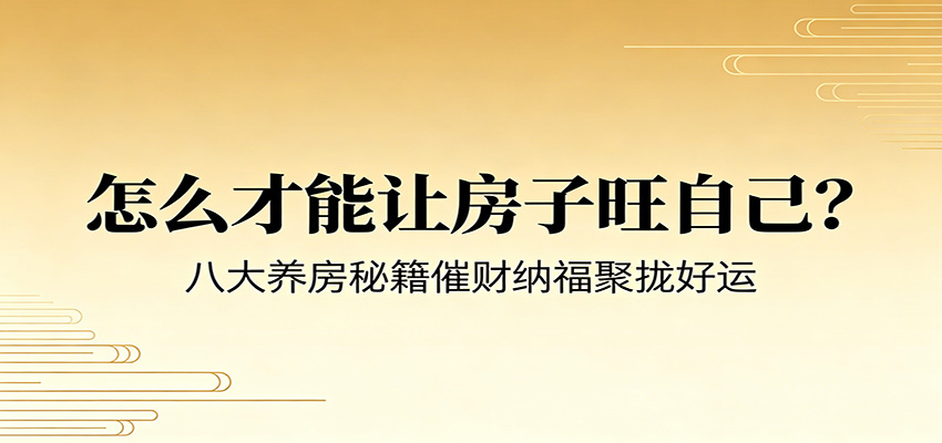 付费文章《怎么才能让房子旺自己？》八大养房秘籍催财纳福聚拢好运-时光云网创