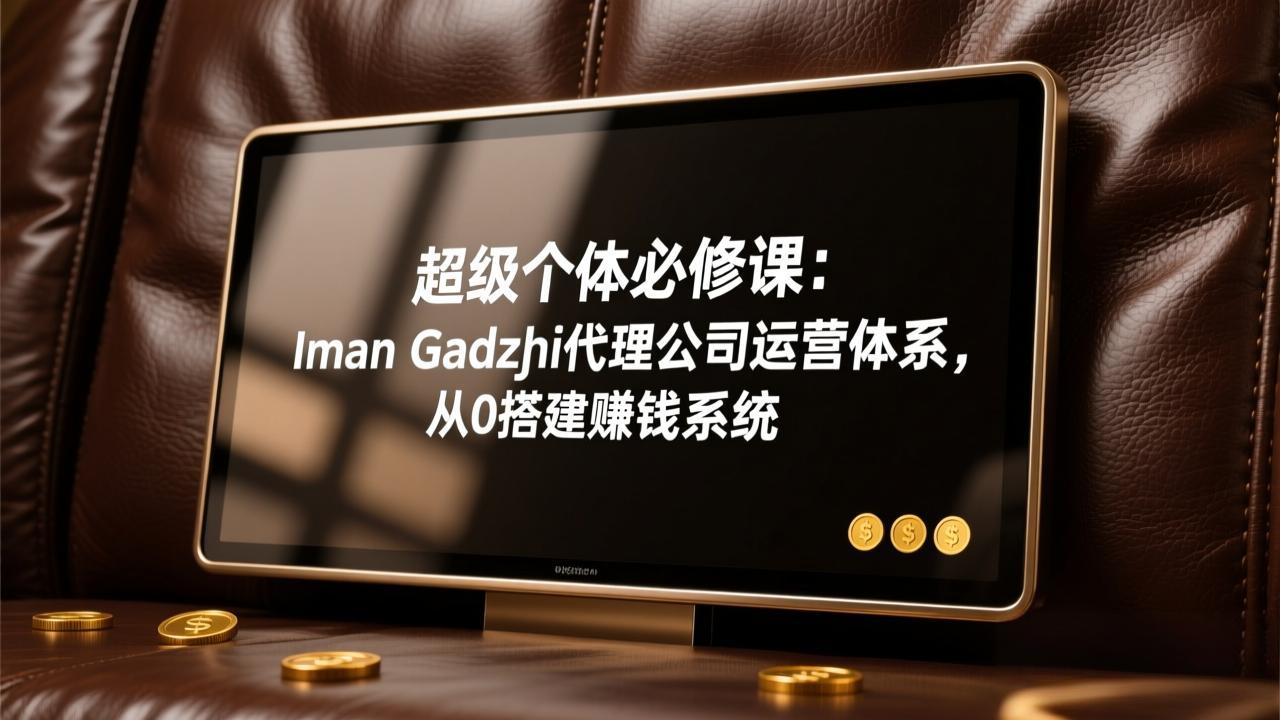 超级个体必修课：Iman Gadzhi代理公司运营体系，从0搭建赚钱系统-时光云网创
