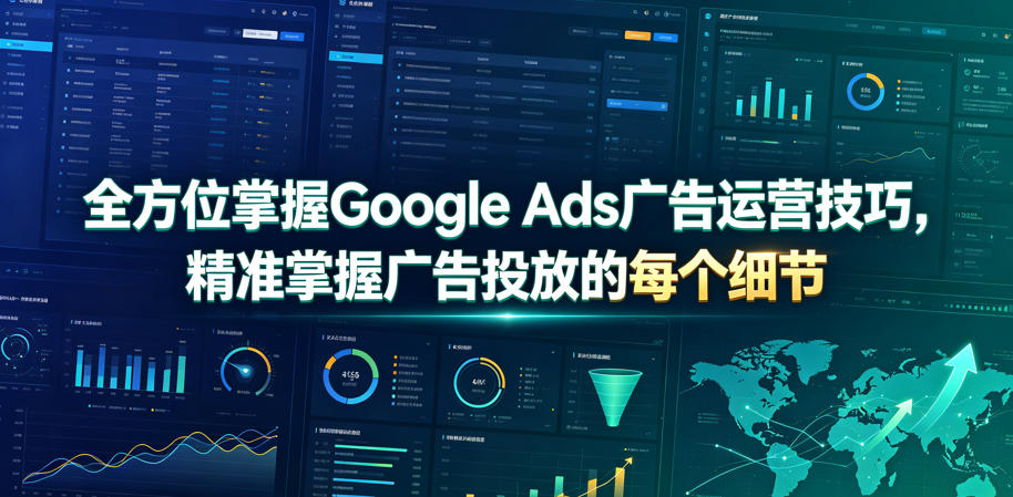 全方位掌握Google Ads广告运营技巧，精准掌握广告投放的每个细节【原创双语字幕】-时光云网创