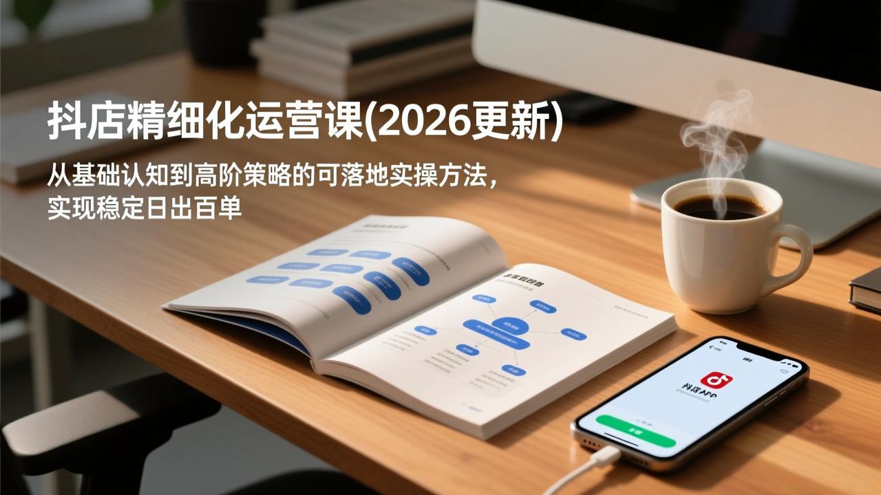 抖店精细化运营课(2026更新-时光云网创
