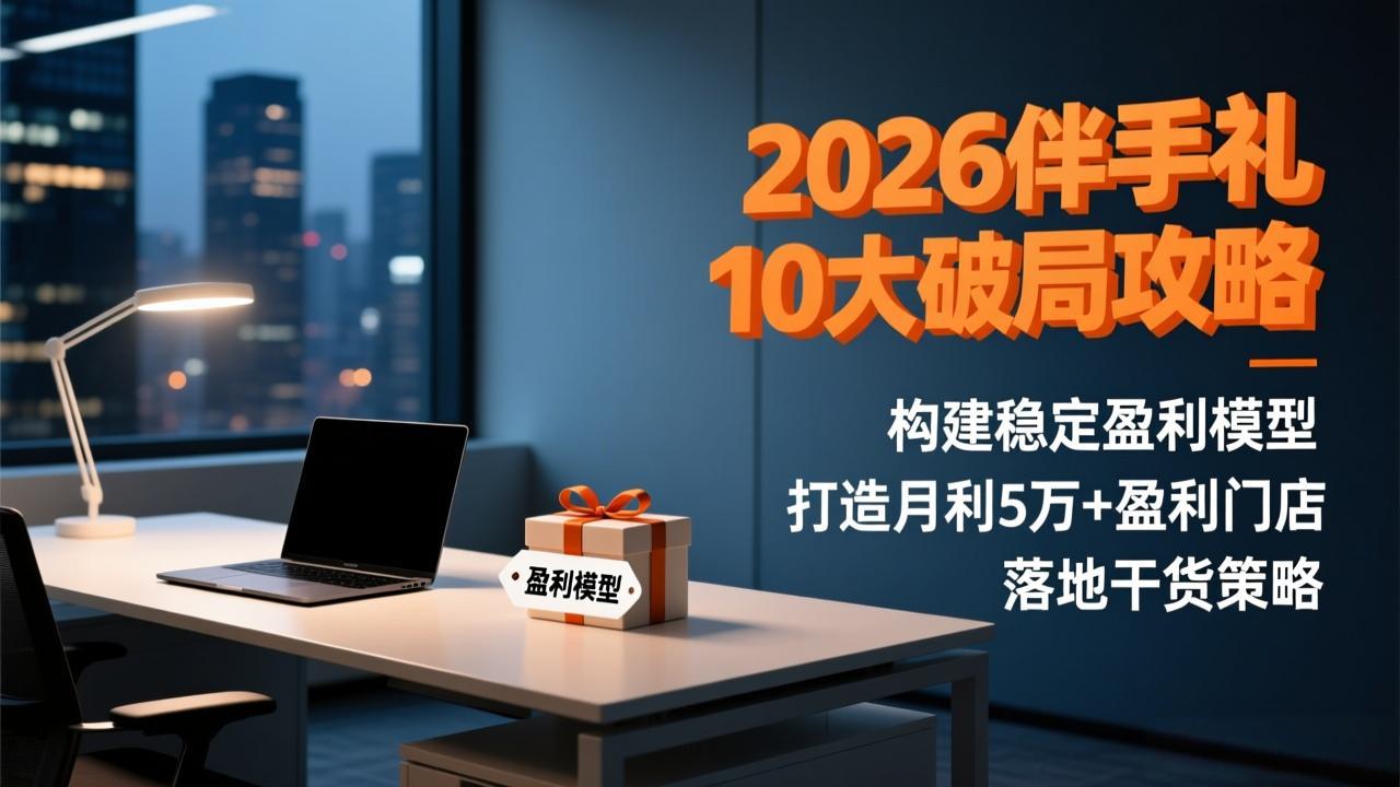 2026伴手礼10大破局攻略：构建稳定盈利模型，打造月利5万+盈利门店，落地干货策略-时光云网创
