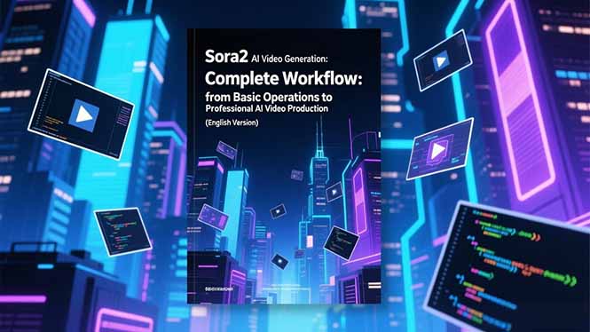 Sora2 AI视频生成的系统教程(英文版-时光云网创