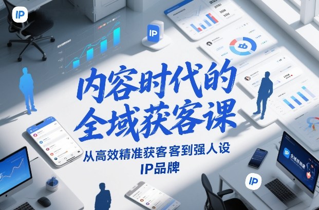 内容时代的全域获客课，从高效精准获客到强人设IP品牌-时光云网创