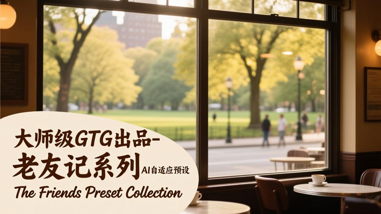 大师级GTG出品-老友记系列AI自适应预设The Friends Preset Collection-时光云网创